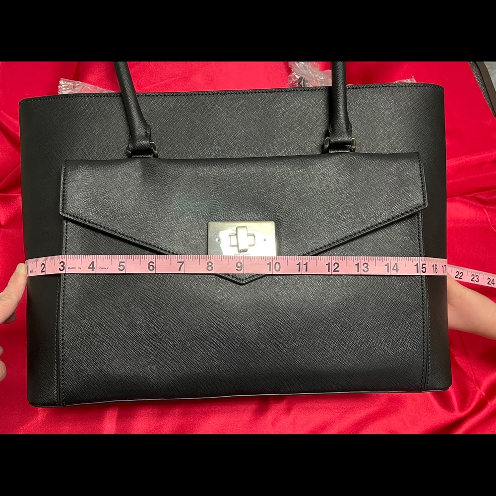 Kate Spade NWT large black purse with  wallet - Picture 5 of 11